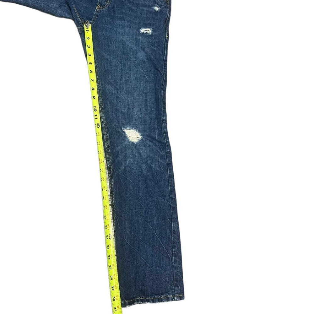 Levi's 502 Jeans Size 16 Regular Taper Size - Tag 28x28 Actual 29X31 Boys or Men - Picture 9 of 12